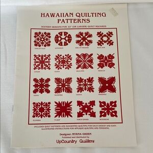Hawaiian Quilting Patterns by - Myrna Green